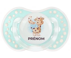 Animaux rigolos Girafe : Retro-turquoise-lagon classique Tétine embout Lovi Dynamic