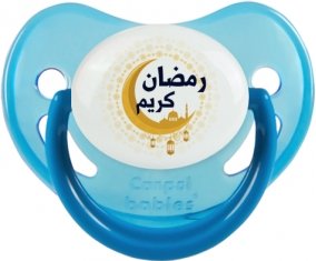 Islam ramadhan kareem design-1 : Bleue phosphorescente Tétine embout physiologique