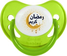 Islam ramadhan kareem design-1 : Vert phosphorescente Tétine embout physiologique