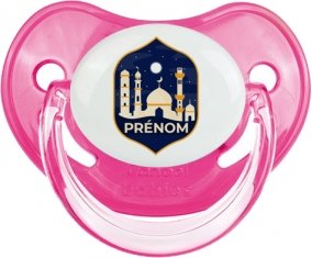 Islam mosqué avec prénom design-2 : Rose classique Tétine embout physiologique