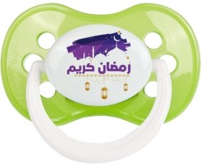 Islam ramadhan kareem design-3 : Vert classique Tétine embout anatomique