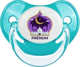 Islam mosqué avec prénom design-4 : Sucette Physiologique personnalisée