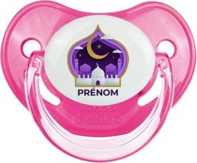 Islam mosqué avec prénom design-4 : Rose classique Tétine embout physiologique