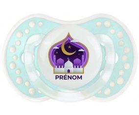 Islam mosqué avec prénom design-4 : Retro-turquoise-lagon classique Tétine embout Lovi Dynamic