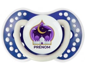 Islam mosqué avec prénom design-4 : Bleu-marine phosphorescente Tétine embout Lovi Dynamic