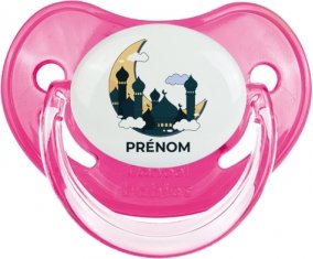 Islam mosqué avec prénom design-5 : Rose classique Tétine embout physiologique