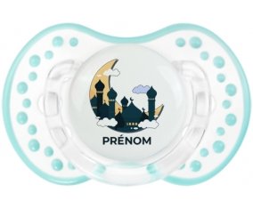 Islam mosqué avec prénom design-5 : Retro-blanc-lagon classique Tétine embout Lovi Dynamic