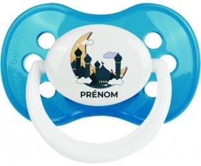 Islam mosqué avec prénom design-5 : Cyan classique Tétine embout anatomique