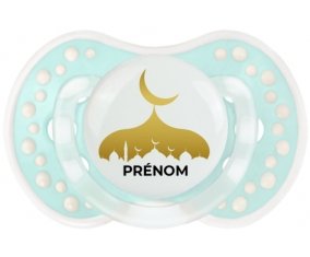 Islam mosqué avec prénom design-6 : Retro-turquoise-lagon classique Tétine embout Lovi Dynamic