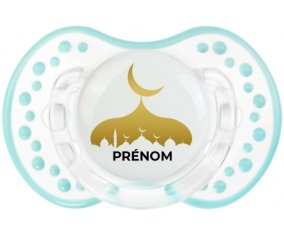 Islam mosqué avec prénom design-6 : Retro-blanc-lagon classique Tétine embout Lovi Dynamic