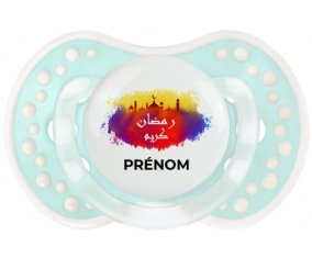Islam ramadhan kareem avec prénom : Retro-turquoise-lagon classique Tétine embout Lovi Dynamic