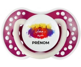 Islam ramadhan kareem avec prénom : Fuchsia phosphorescente Tétine embout Lovi Dynamic