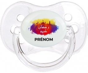 Islam ramadhan kareem avec prénom : Transparent classique Tétine embout cerise