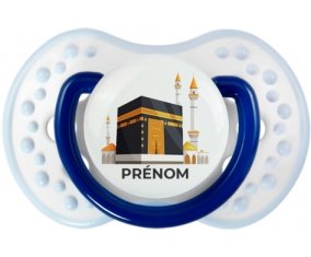 Islam Mecque design-1 avec prénom : Marine-blanc-bleu classique Tétine embout Lovi Dynamic