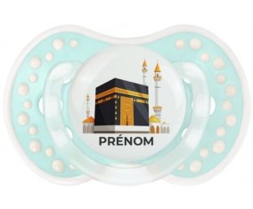 Islam Mecque design-1 avec prénom : Retro-turquoise-lagon classique Tétine embout Lovi Dynamic