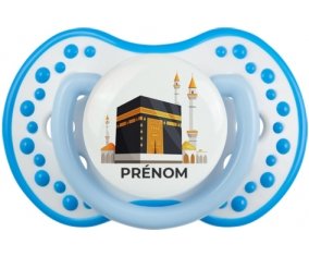 Islam Mecque design-1 avec prénom : Blanc-bleu phosphorescente Tétine embout Lovi Dynamic