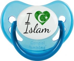 I love islam : Bleue phosphorescente Tétine embout physiologique