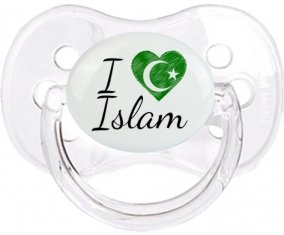 I love islam : Transparent classique Tétine embout cerise