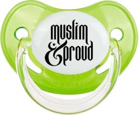 Muslim and proud : Vert classique Tétine embout physiologique