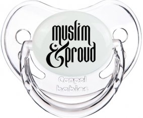 Muslim and proud : Transparent classique Tétine embout physiologique