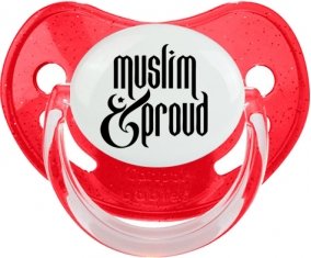 Muslim and proud : Rouge à paillette Tétine embout physiologique