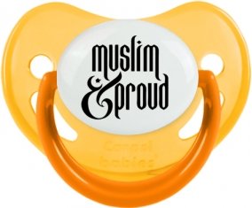 Muslim and proud : Jaune phosphorescente Tétine embout physiologique