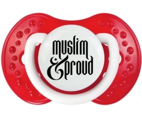 Muslim and proud : Blanc-rouge classique Tétine embout Lovi Dynamic
