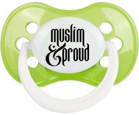 Muslim and proud : Vert classique Tétine embout anatomique