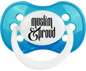 Muslim and proud : Cyan classique Tétine embout anatomique