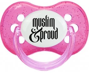 Muslim and proud : Rose à paillette Tétine embout cerise