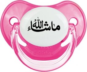 Ma sha allah en arabe : Rose classique Tétine embout physiologique