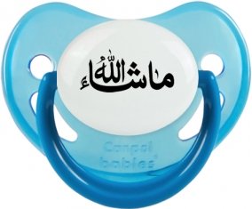 Ma sha allah en arabe : Bleue phosphorescente Tétine embout physiologique