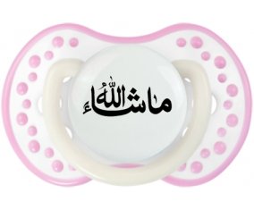 Ma sha allah en arabe : Blanc-rose phosphorescente Tétine embout Lovi Dynamic