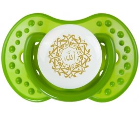 Allah & Mohamed en arabe : Vert classique Tétine embout Lovi Dynamic