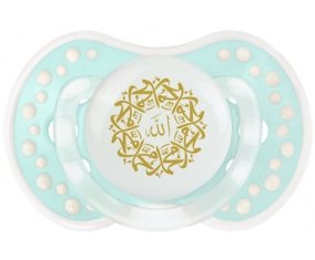 Allah & Mohamed en arabe : Retro-turquoise-lagon classique Tétine embout Lovi Dynamic