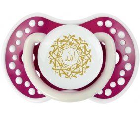 Allah & Mohamed en arabe : Fuchsia phosphorescente Tétine embout Lovi Dynamic