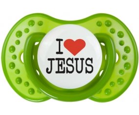 I love Jesus : Vert classique Tétine embout Lovi Dynamic