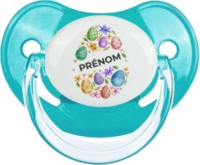 Oeuf de Pâques design-1 avec prénom : Sucette Physiologique personnalisée