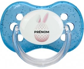 Oeuf de Pâques design-18 avec prénom : Sucette Cerise personnalisée