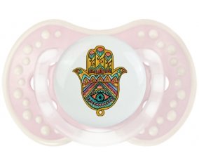 Judaisme : Khamsa mauvais œil : Retro-rose-tendre classique Tétine embout Lovi Dynamic