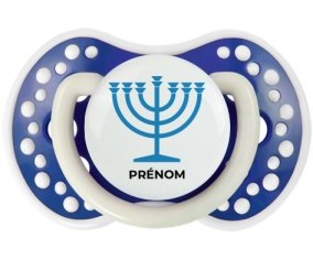 Judaisme : Menorah : Bleu-marine phosphorescente Tétine embout Lovi Dynamic