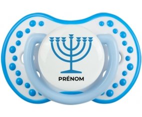Judaisme : Menorah : Blanc-bleu phosphorescente Tétine embout Lovi Dynamic