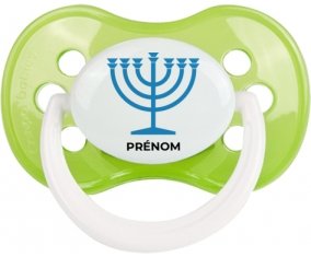 Judaisme : Menorah : Vert classique Tétine embout anatomique