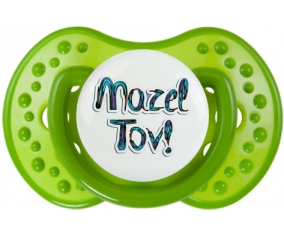 Judaisme : mazel tov hebrew design-3 : Sucette LOVI Dynamic personnalisée