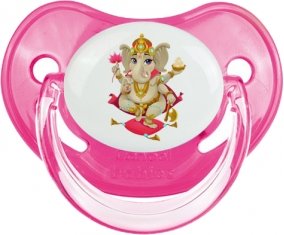 Hindouisme Ganesha : Rose classique Tétine embout physiologique
