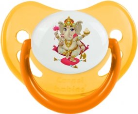 Hindouisme Ganesha : Jaune phosphorescente Tétine embout physiologique