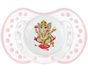 Hindouisme Ganesha : Retro-blanc-rose-tendre classique Tétine embout Lovi Dynamic