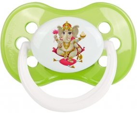 Hindouisme Ganesha : Vert classique Tétine embout anatomique