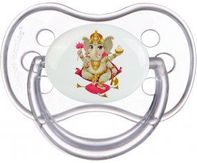 Hindouisme Ganesha : Transparente classique Tétine embout anatomique