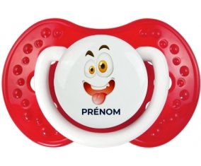 Cartoon monstre visage design-2 : Blanc-rouge classique Tétine embout Lovi Dynamic